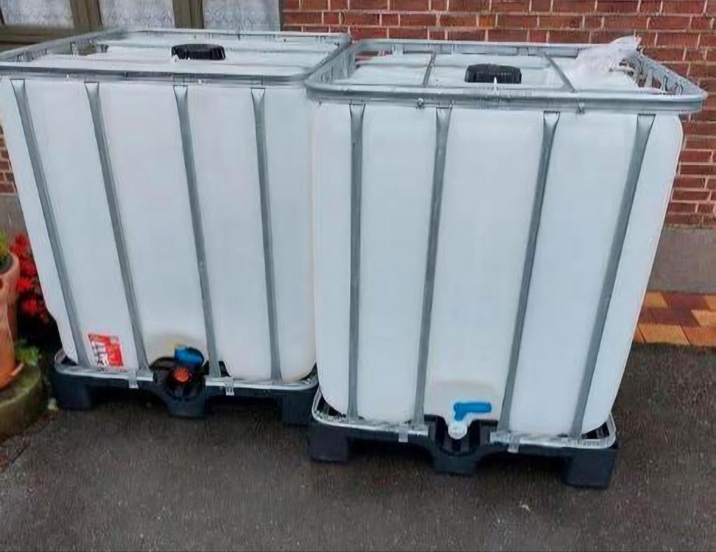 Ibc containers regenton, Ophalen