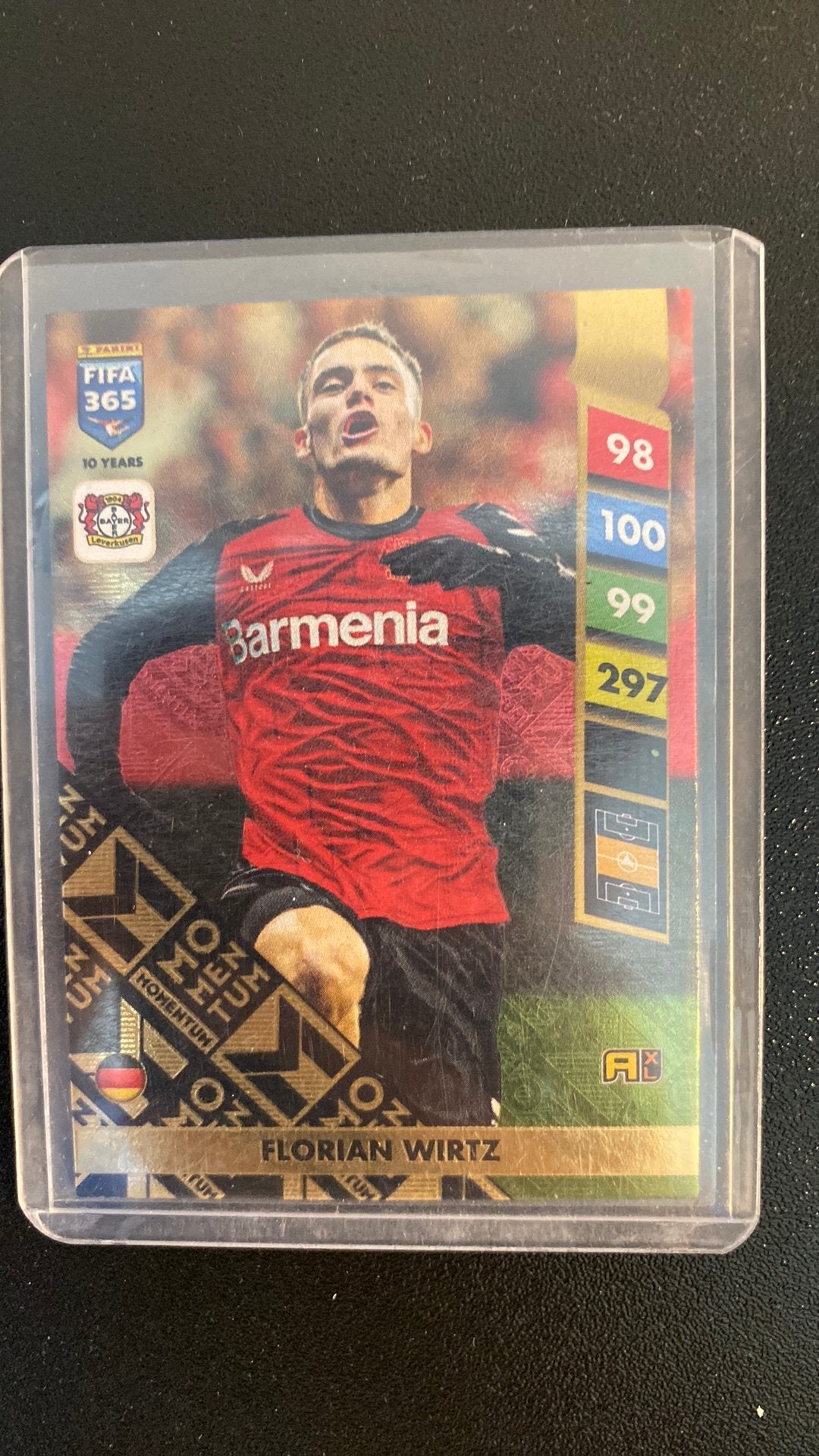 Panini momentum Florian Wirtz, Ophalen of Verzenden, Zo goed als nieuw, Plaatje