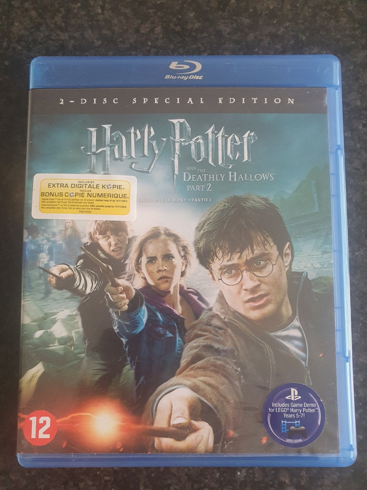 Harry Potter Deadly Hallows part 2 blu ray NL FR, Cd's en Dvd's, Ophalen of Verzenden