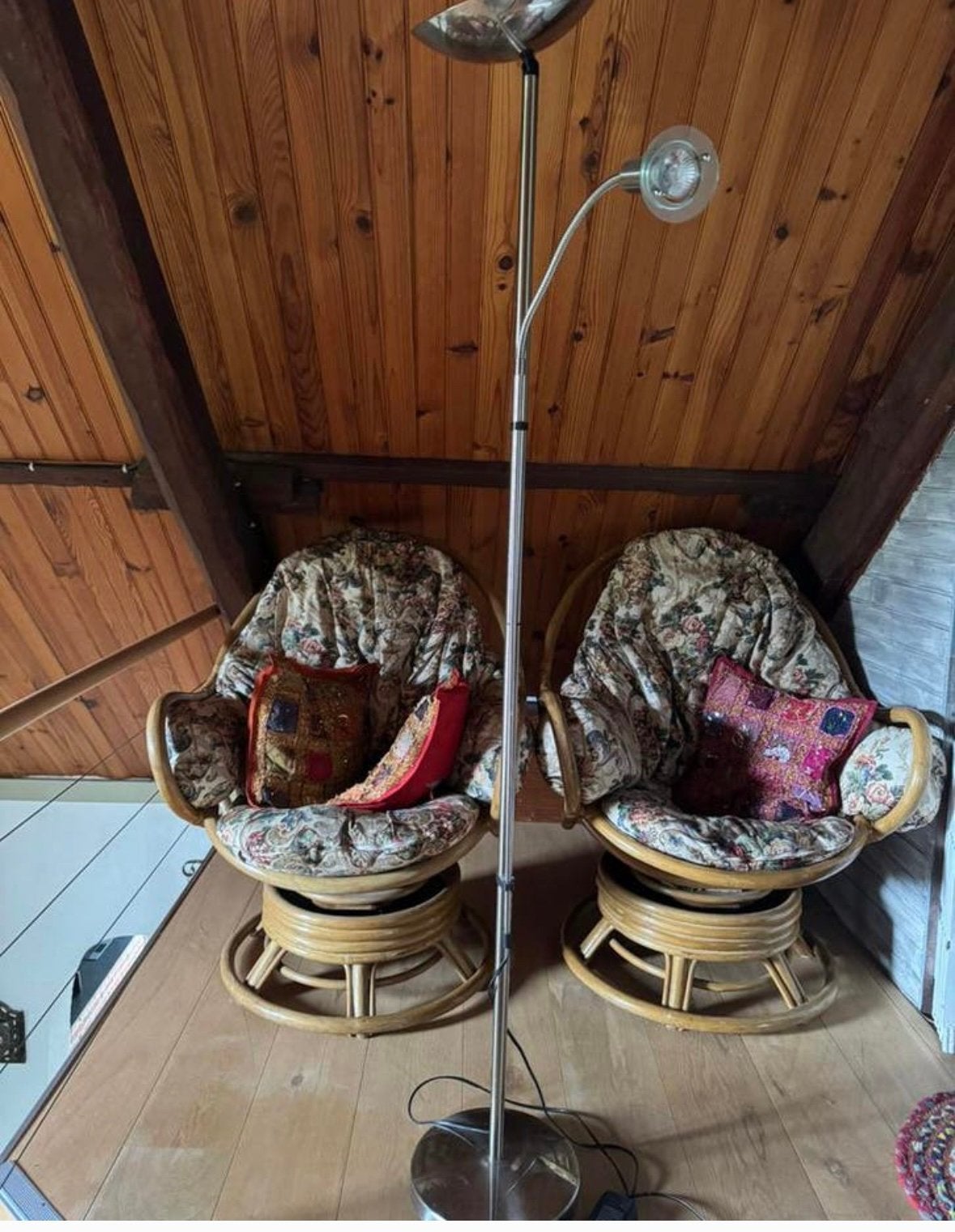 Vloerlamp, Ophalen