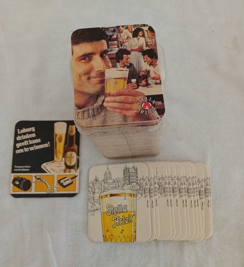 Vintage bierkaartjes Stella Artois, Enlèvement ou Envoi, Neuf, Sous-bock, Stella Artois