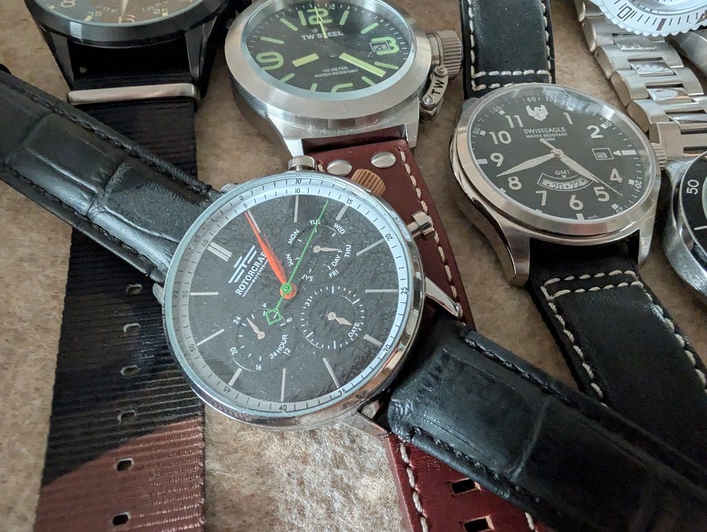 Montres lot, Ophalen, Staal