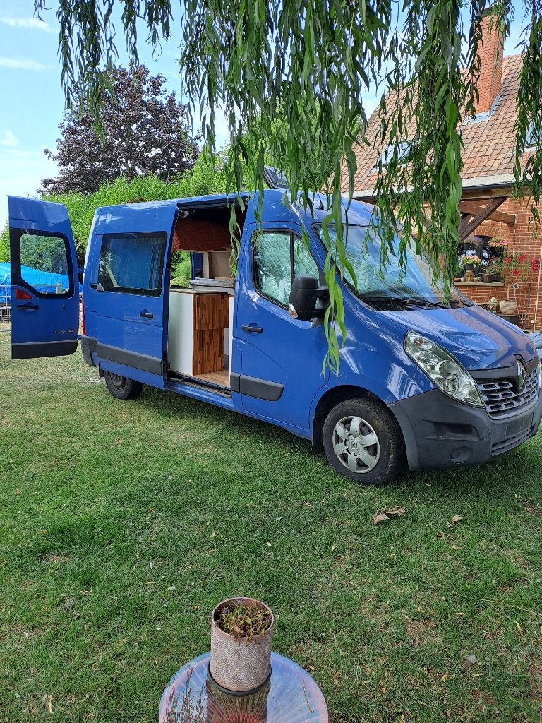 Van amenage master 3 dci, Caravanes & Camping, Camping-cars, Autres marques, Siège standard, Jusqu'à 3, Porte conducteur