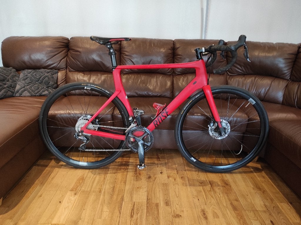 Rose - 2021 - Ultegra Di2 - Maat L (58), Fietsen en Brommers, 28 inch, Carbon, Heren, Zo goed als nieuw