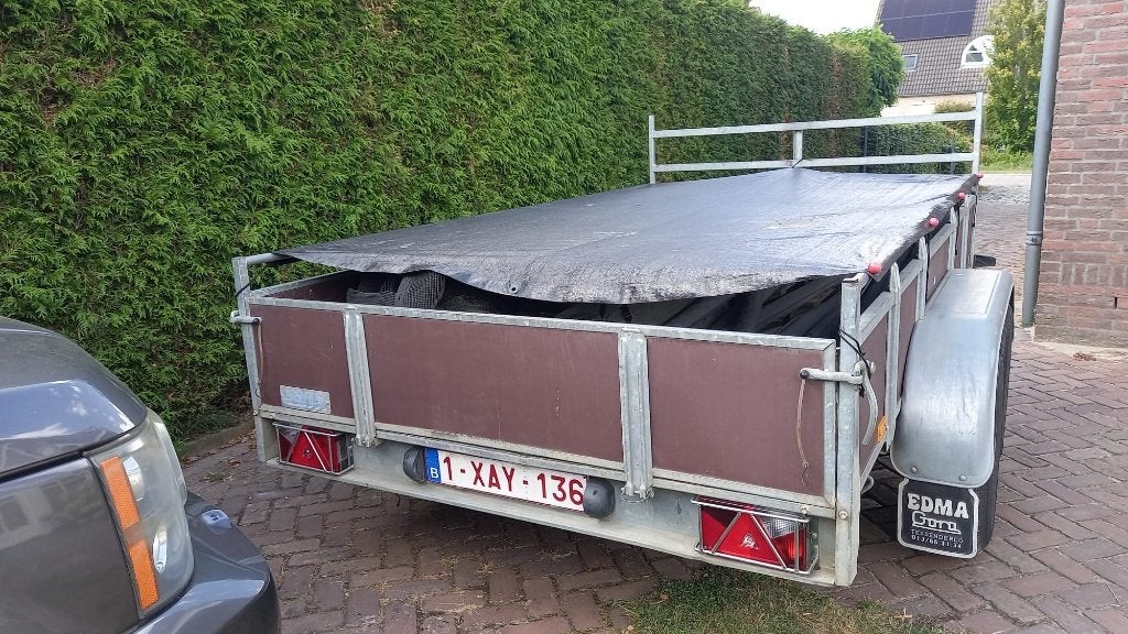 grote aanhanger Saris Hapert, Auto diversen, Aanhangers en Bagagewagens, Ophalen, Zo goed als nieuw