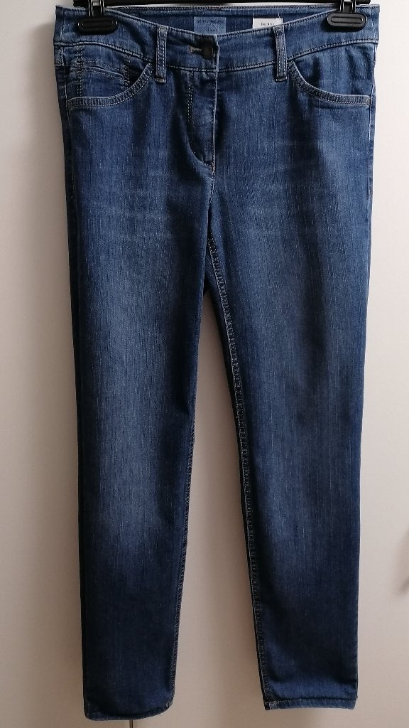 Blauw skinny jeansbroek van Gerry Weber, 36, Enlèvement ou Envoi, Comme neuf, Bleu