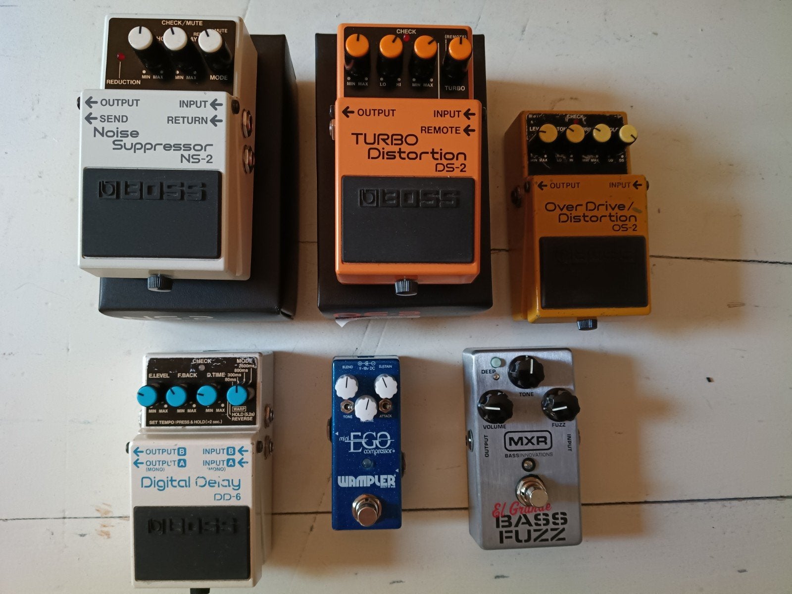 Gitaarpedalen Boss, Wampler, MXR, Enlèvement ou Envoi, Delay ou Écho