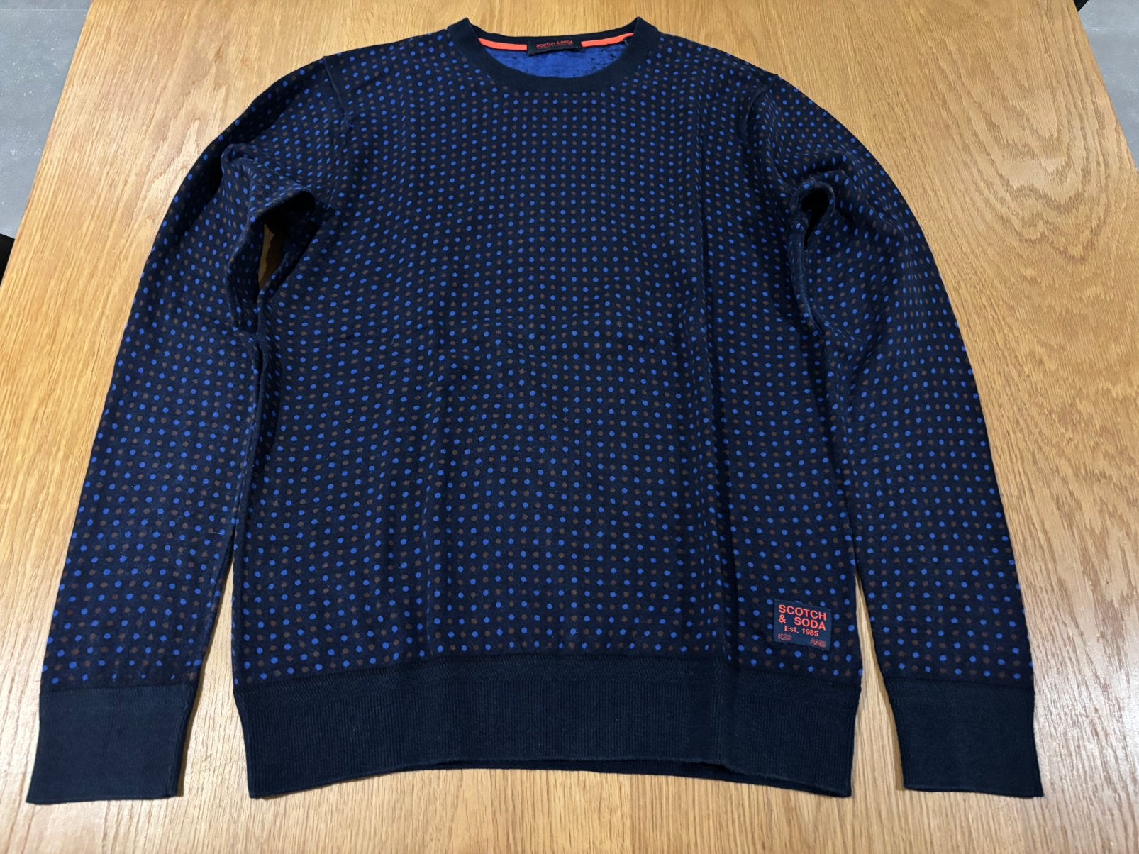 Heren trui van scotch & soda, Ophalen of Verzenden, Zo goed als nieuw, Maat 48/50 (M), Blauw