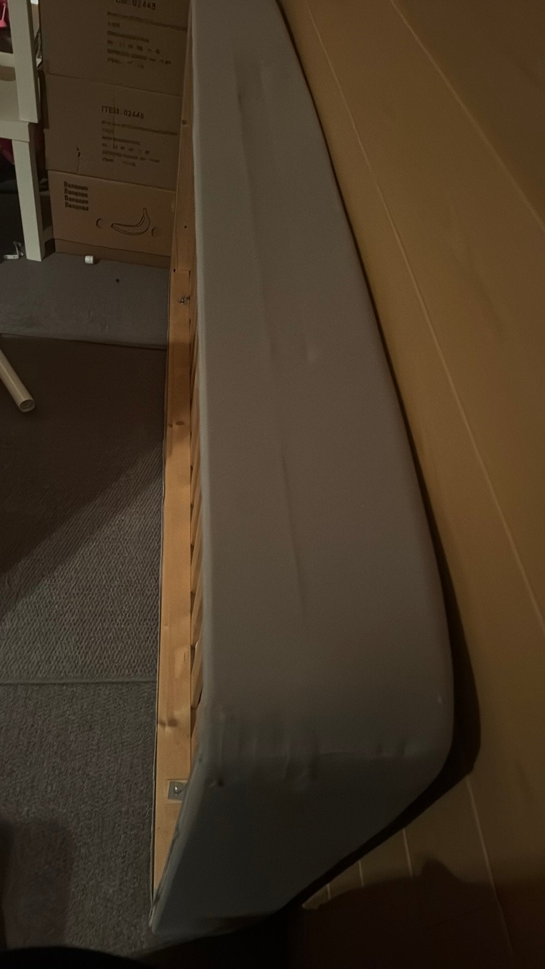 Boxspring ikea grijs 1 persoon, Enlèvement