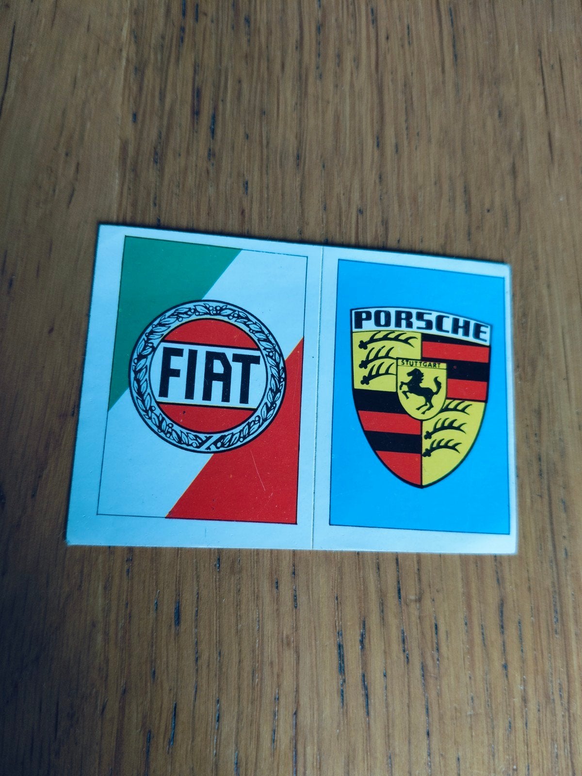 Panini sticker super auto 1977 Fiat/Porsche, Enlèvement ou Envoi
