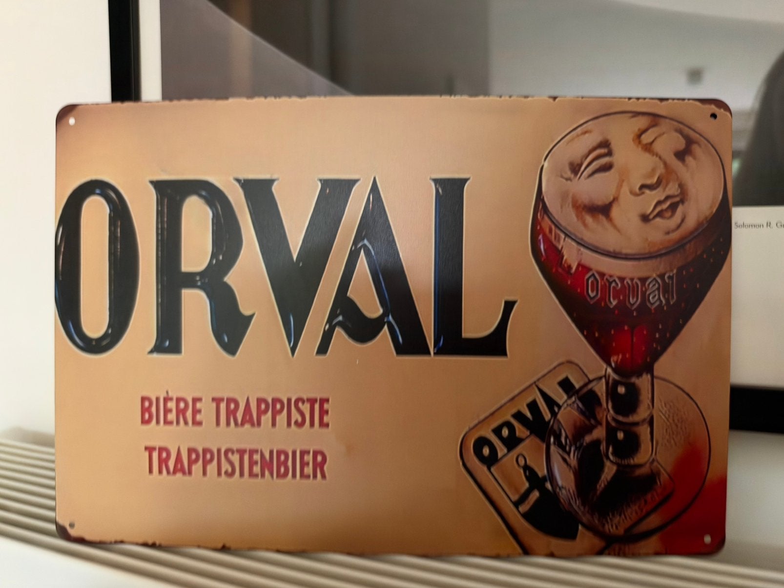 Panneau d'affichage en métal Orval, Enlèvement ou Envoi, Neuf, Panneau publicitaire