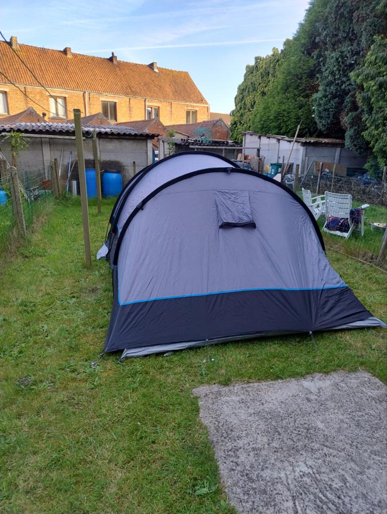 Mooie grote tent met alle toebehoren tent en toebehoren, Caravans en Kamperen, Ophalen of Verzenden