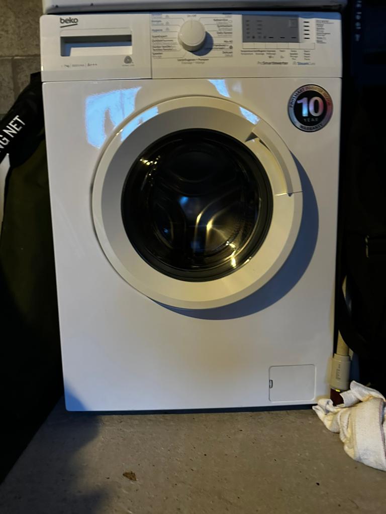 Beko 7 kg wasmachine, Elektronische apparatuur, Wasmachines, Gebruikt, Verzenden, 85 tot 90 cm, 1200 tot 1600 toeren