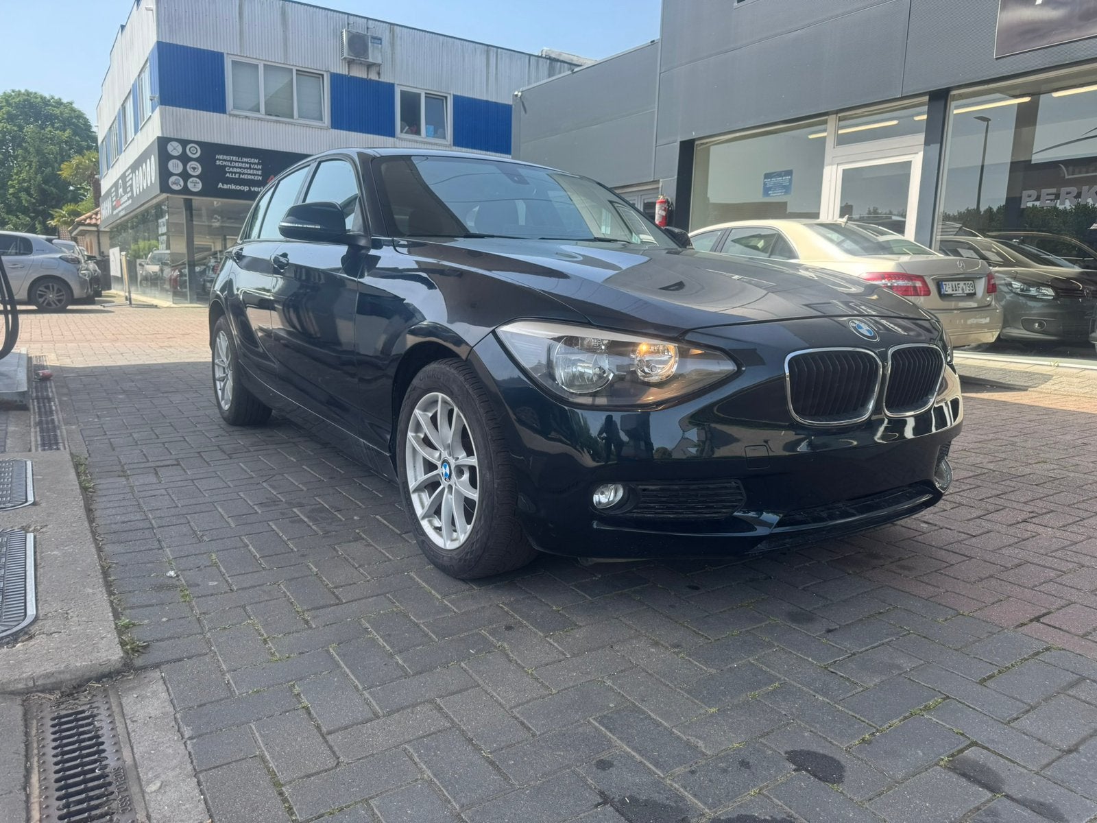 BMW 116i - BENZINE - AIRCO - 126.000km - 2011, Auto's, 100 kW, Euro 5, Zwart, Blauw