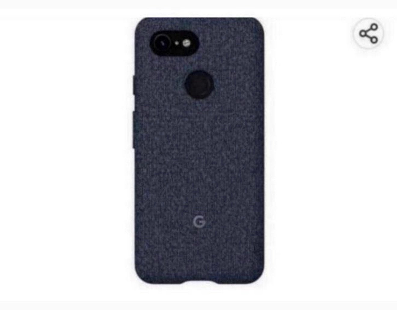 Origineel Google Pixel 3 Hoesje Indigo-stof blauw hoes NIEUW, Ophalen of Verzenden, Nieuw