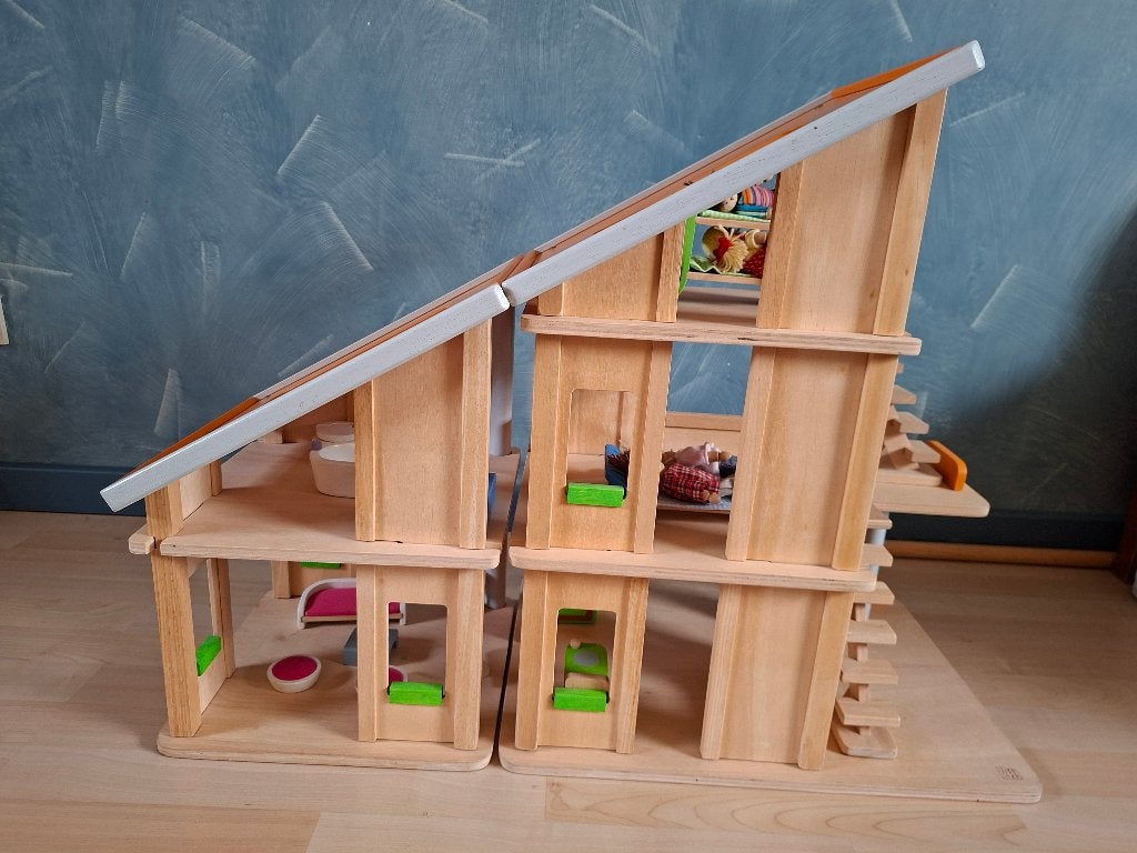 houten poppenhuis, Ophalen, Gebruikt, Poppenhuis