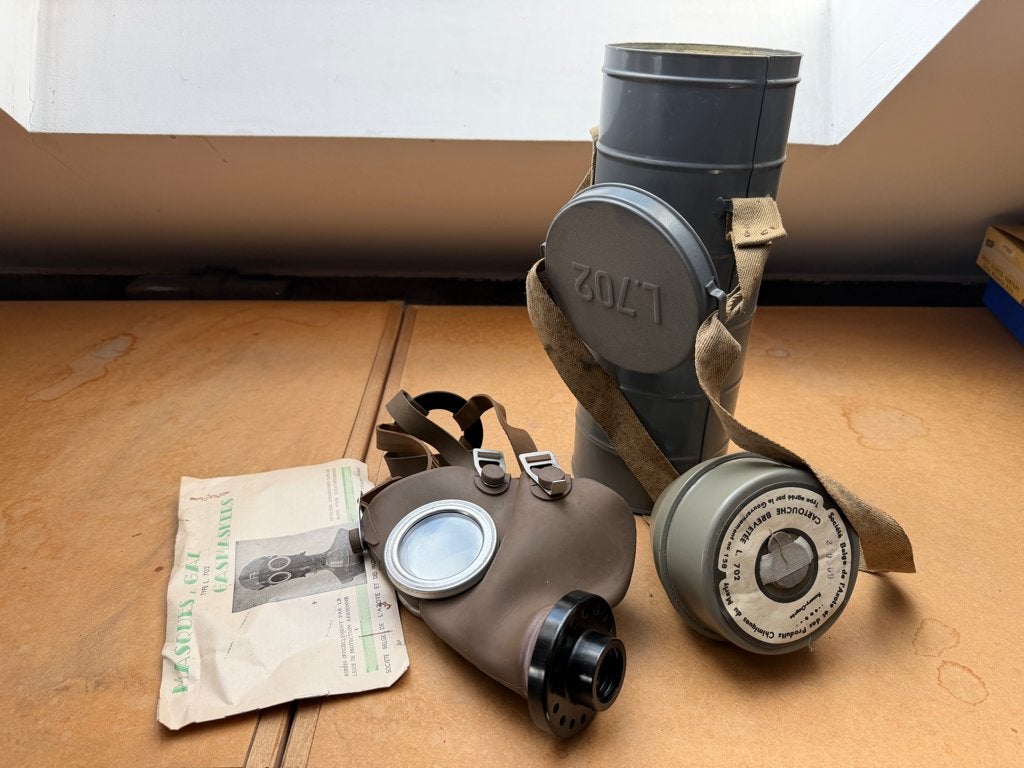 gasmaskers, Verzamelen, Ophalen, Landmacht