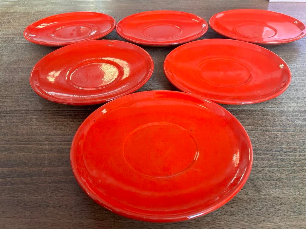 Set borden keramiek, Ophalen, Niet gekend, Niet gekend, Waechtersbach west germany