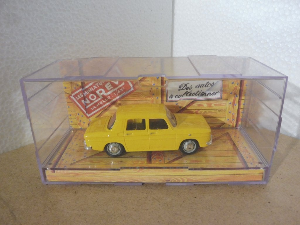 1:43 Norev Renault R8 S Gordini 1300 1970 geel, Enlèvement ou Envoi, Comme neuf, Voiture, Norev