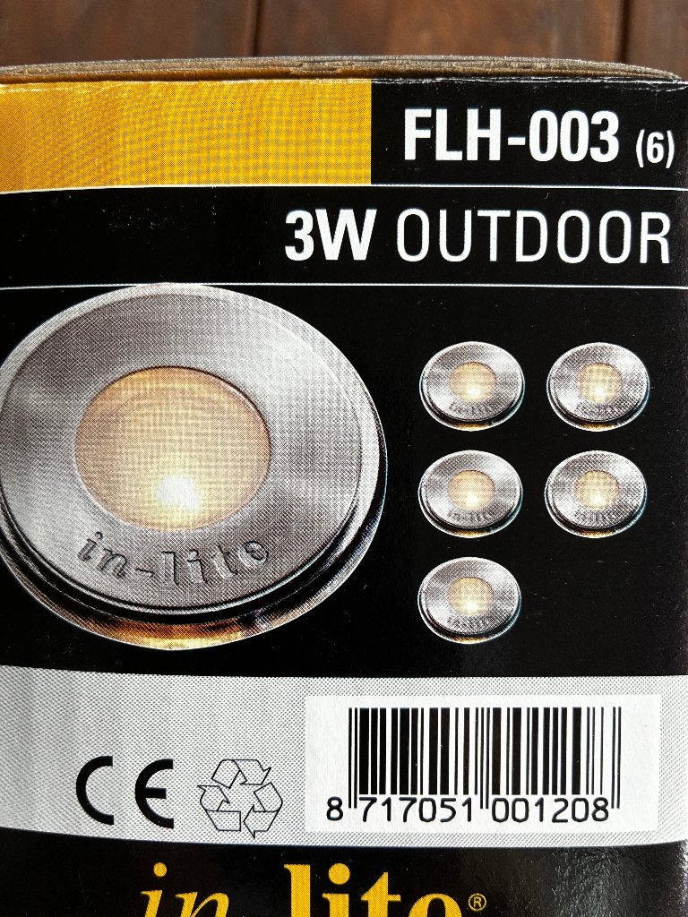 tuinverlichting Inlite, Tuin en Terras, Ophalen, Kunststof, Minder dan 50 watt, Zo goed als nieuw
