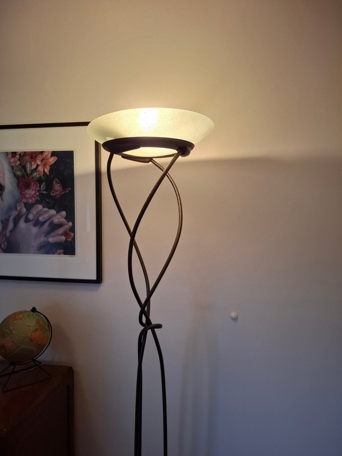 Magnifique lampadaire design/spot ascendant (style Terzan), Enlèvement