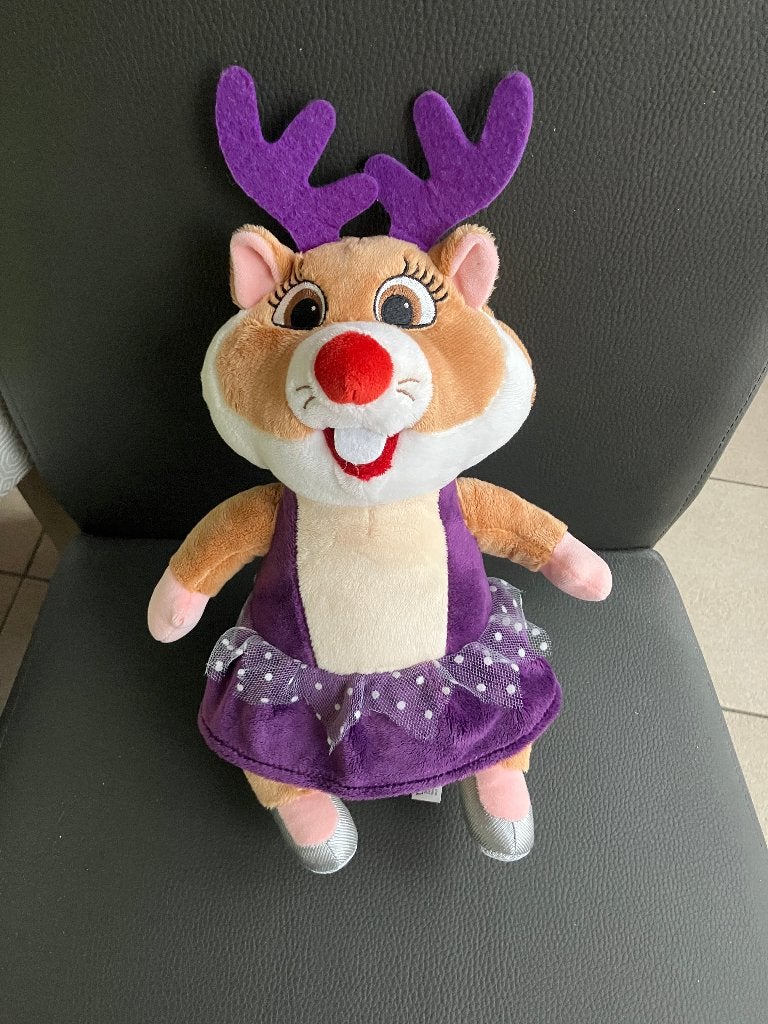 Albert Heijn ( AH ) hamster - rendier meisje kerst, Enfants & Bébés, Jouets | Peluches, Enlèvement ou Envoi, Hamster, Albert Heijn