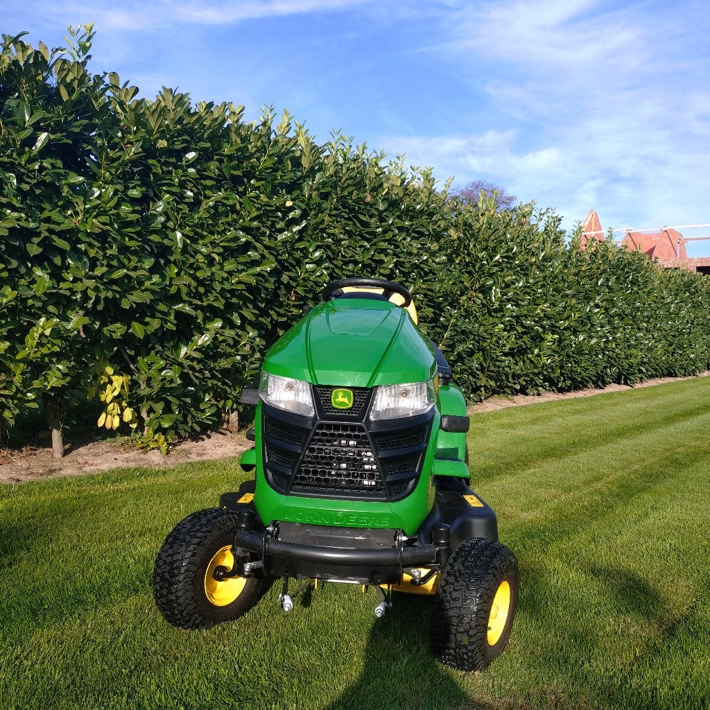 John Deere X350R extra opties, Zo goed als nieuw, Mulchfunctie, 90 tot 120 cm, Ophalen