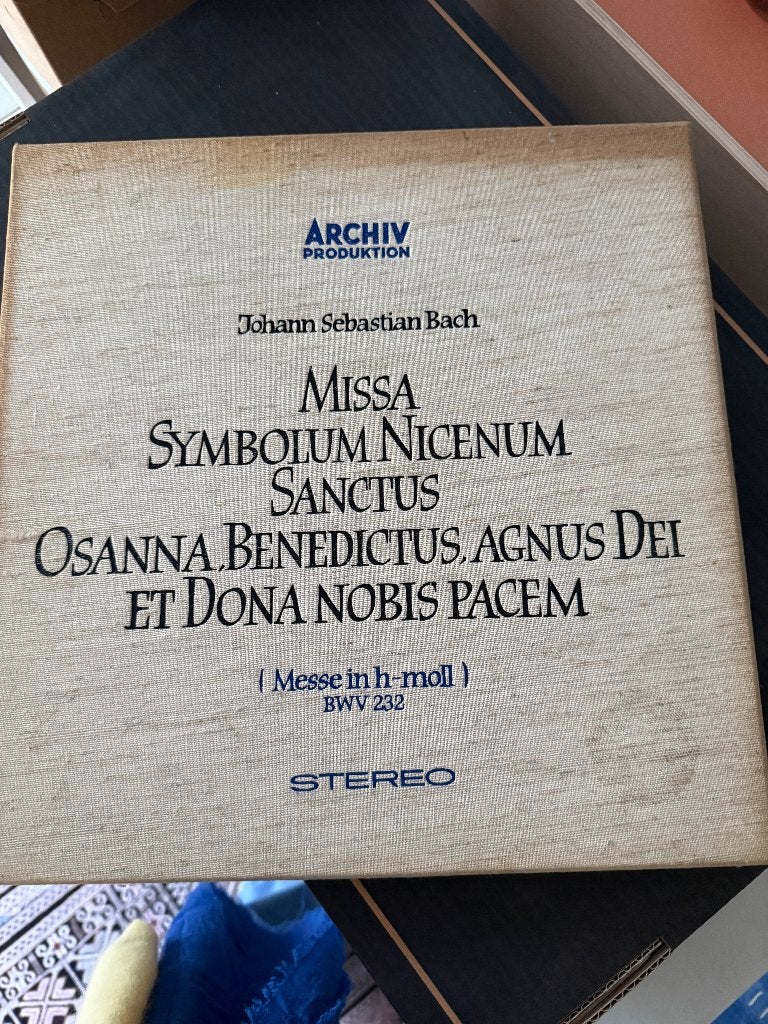 Messe in h-Moll - Missa Symbolum Nicenum Sanctus ... JS Bach, CD & DVD, Vinyles | Classique, Enlèvement, Comme neuf