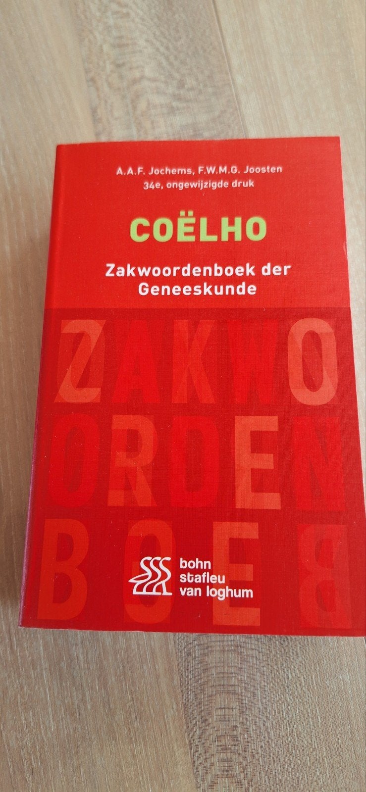 F.W.M.G. Joosten - Coëlho Zakwoordenboek der Geneeskunde, Ophalen of Verzenden, F.W.M.G. Joosten; A.A.F. Jochems