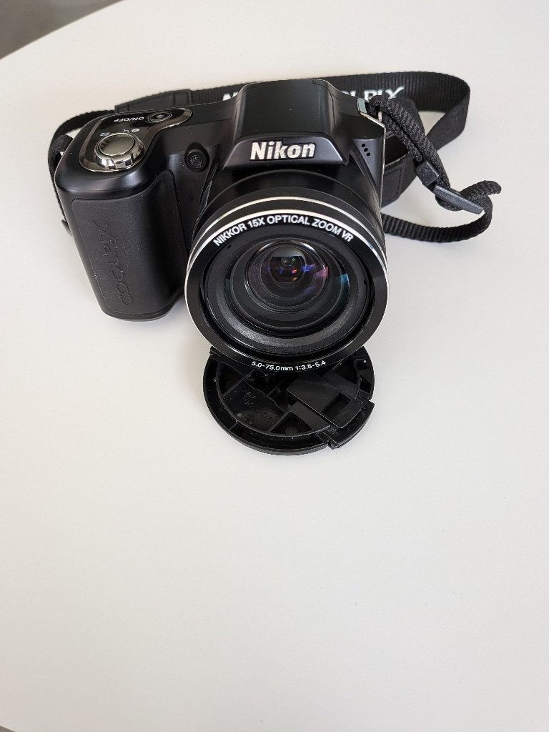digitaal fototoestel Nixon coolpix L100, TV, Hi-fi & Vidéo, Sangle de transport, Comme neuf, 8 fois ou plus, Nikon