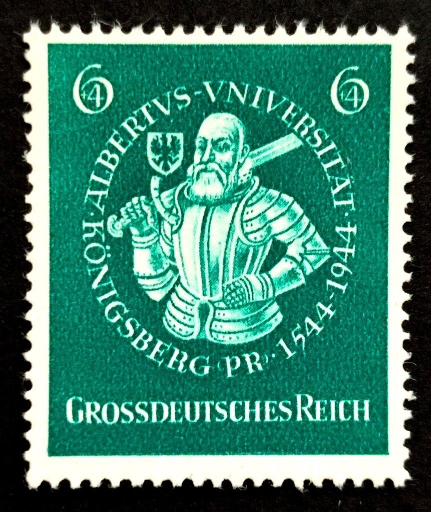Grossd.Reich: 400 Jr. Albertus-Universität Königsberg 1944, Ophalen of Verzenden, Overige periodes, Postfris