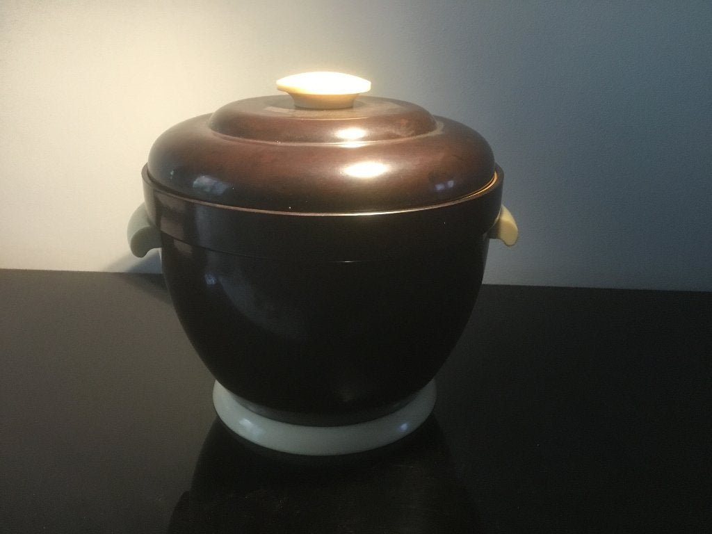 Art deco ijsemmer in bakeliet, Antiek en Kunst, Curiosa en Brocante, Ophalen of Verzenden
