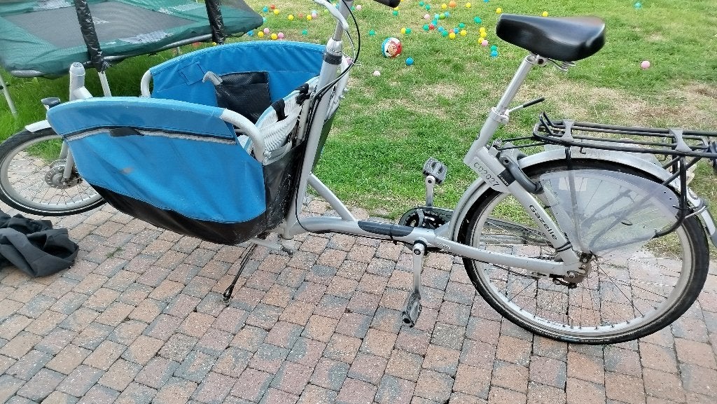 bakfiets, Ophalen, Gebruikt, 3 kinderen, Opvouwbaar
