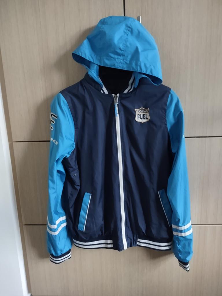 dunne zomerjas met kap - maat 164, Enlèvement, Comme neuf, Garçon ou Fille, Manteau