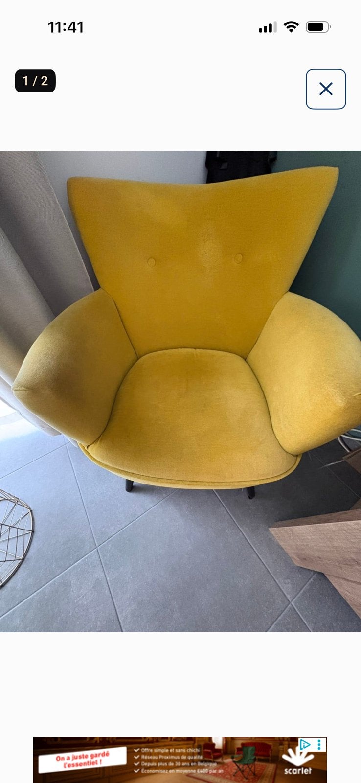 Fauteuil à rénover, Enlèvement, Utilisé