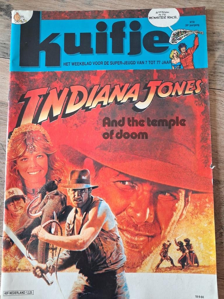 Indiana Jones and the Temple of Doom , artikel kuifje magazi, Verzamelen, Verzenden
