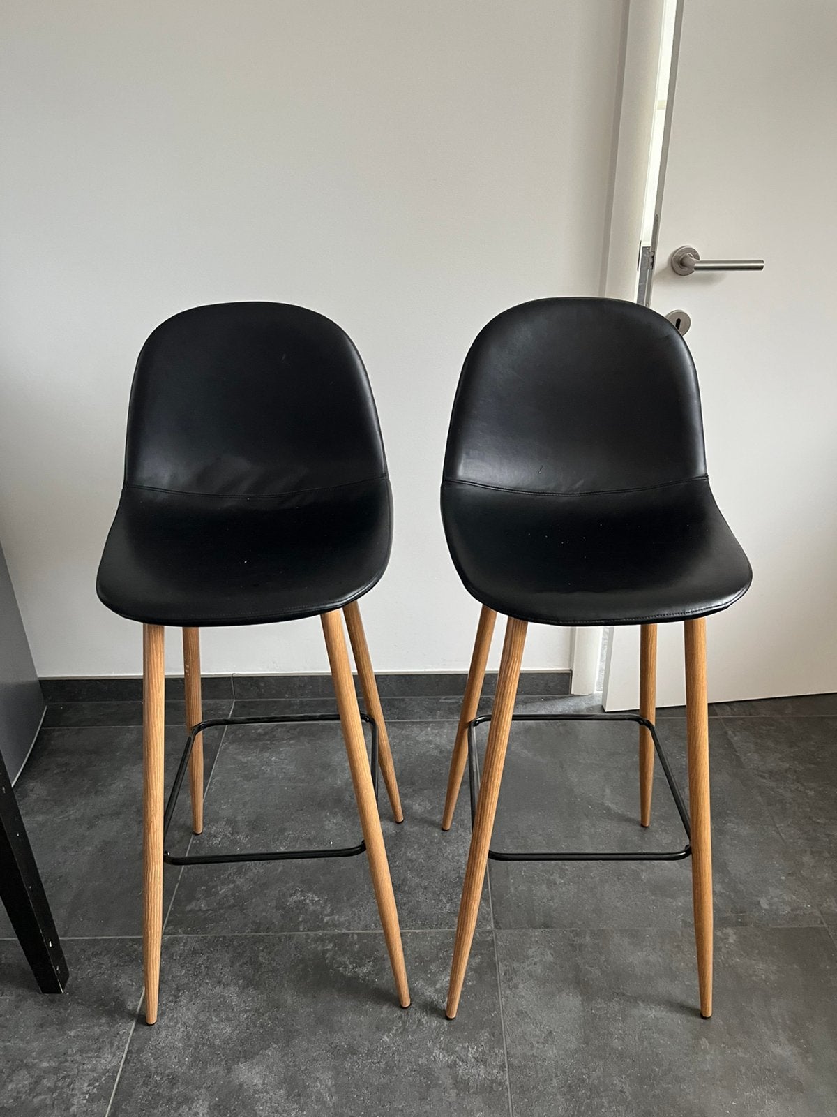 Barstoelen, Ophalen, 60 tot 90 cm, Zo goed als nieuw, Metaal