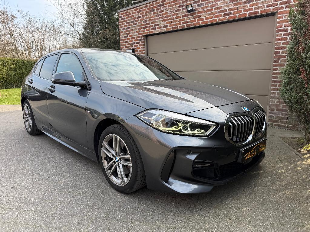 BMW 118i M-Sportpakket,GARANTIE,NAVI,ACC,CARPLAY,LED,USB,BT, Auto's, BMW, 1 Reeks, Alcantara, Bedrijf, 5 deurs