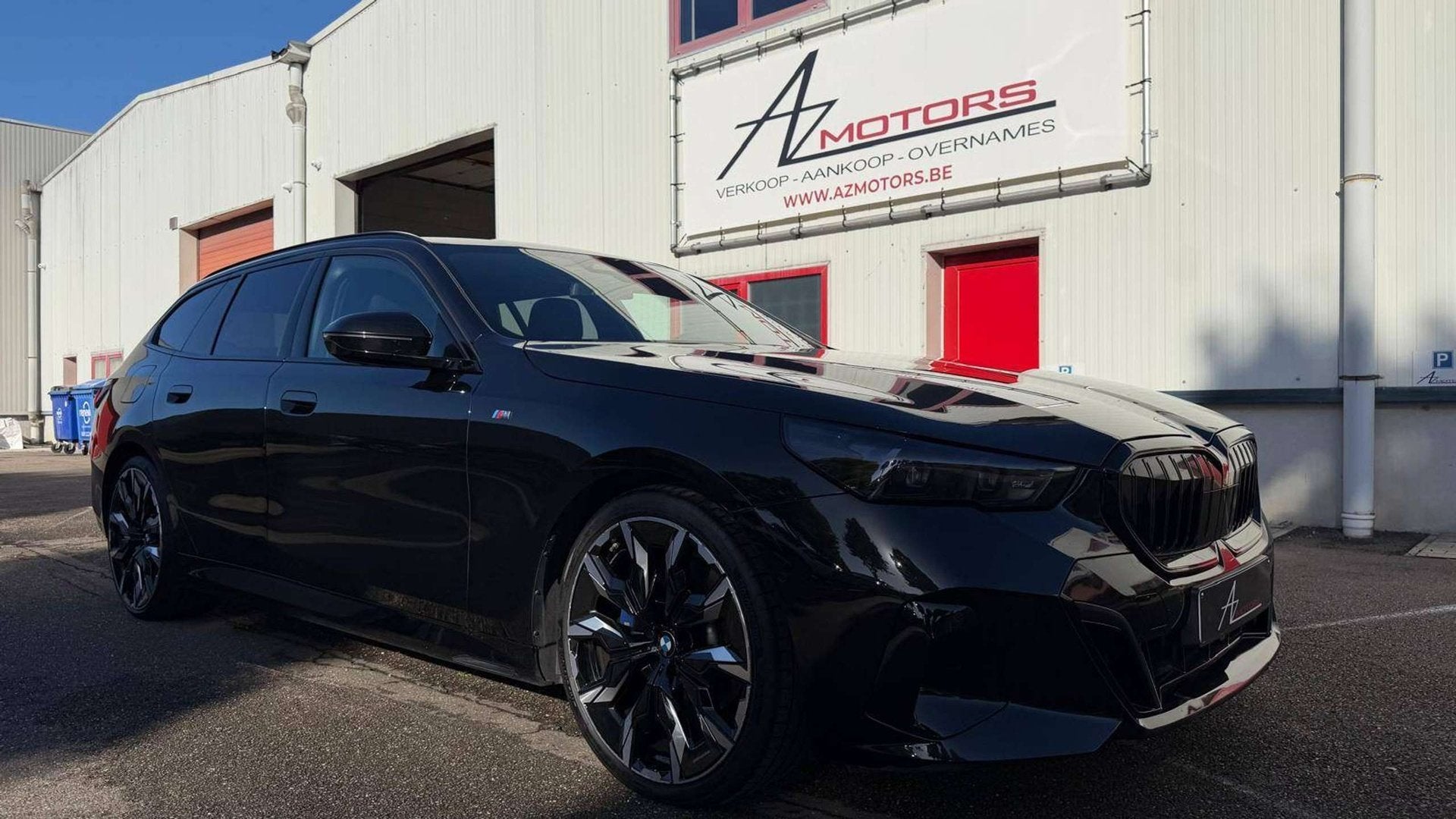 BMW 520 dA MHEV Touring ///M Pack Individual Lichte vracht B, Auto's, Automaat, 145 kW, Zwart, Bedrijf