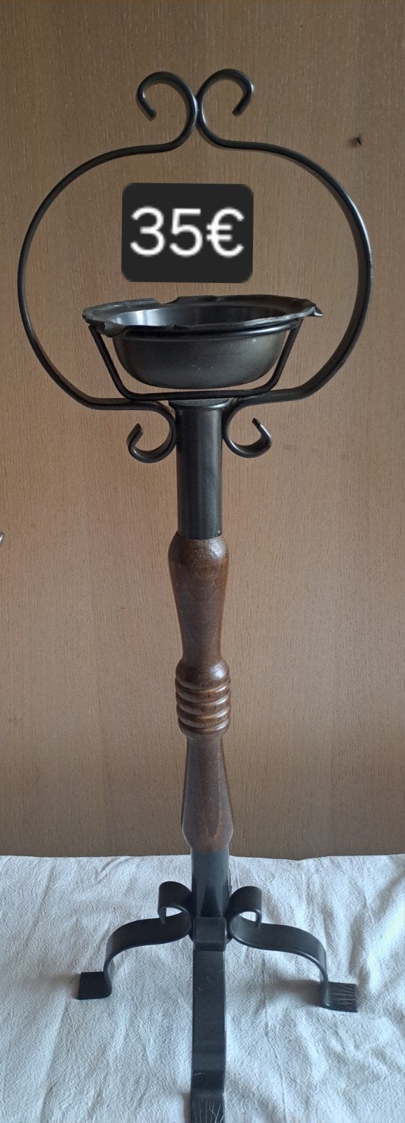 vintage asbakstaander, Verzamelen, Ophalen, Zo goed als nieuw, Asbak