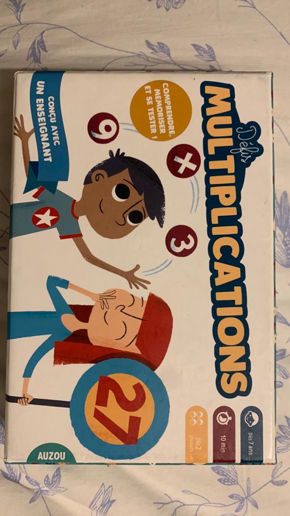 Jeu multiplications, Hobby en Vrije tijd, Gezelschapsspellen | Overige, Ophalen, Zo goed als nieuw