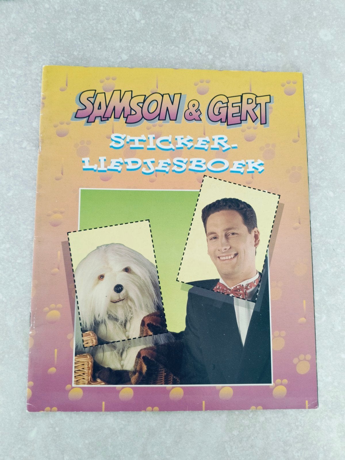 Leeg sticker album Samson en Gert liedjesboek, Verzamelen, Ophalen of Verzenden