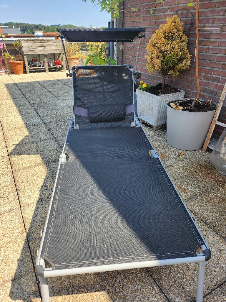 Transat de jardin et deux fauteuils réglables plus coussins, Jardin & Terrasse, Enlèvement, Comme neuf