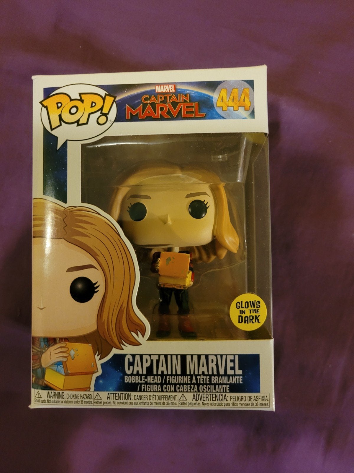 Funko Pop ! Marvel : Captain Marvel #444 - Brillez dans le n, Enlèvement ou Envoi, Neuf