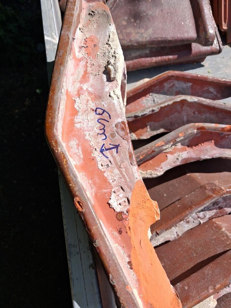 Terracotta muurbekleding, Ophalen