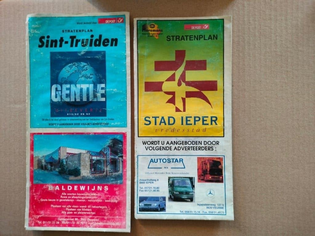 Wegenkaarten  stadskaarten BE + Europa, Ophalen of Verzenden, Gelezen, Overige typen