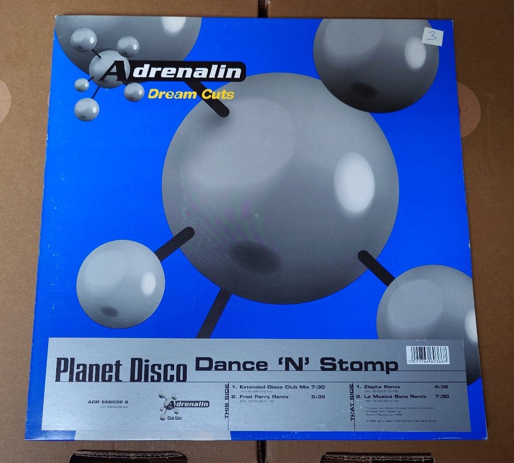 Planet Disco – Dance 'N' Stomp (12'' Vinyl), Cd's en Dvd's, Vinyl | Dance en House, Zo goed als nieuw, 12 inch, Dance Populair