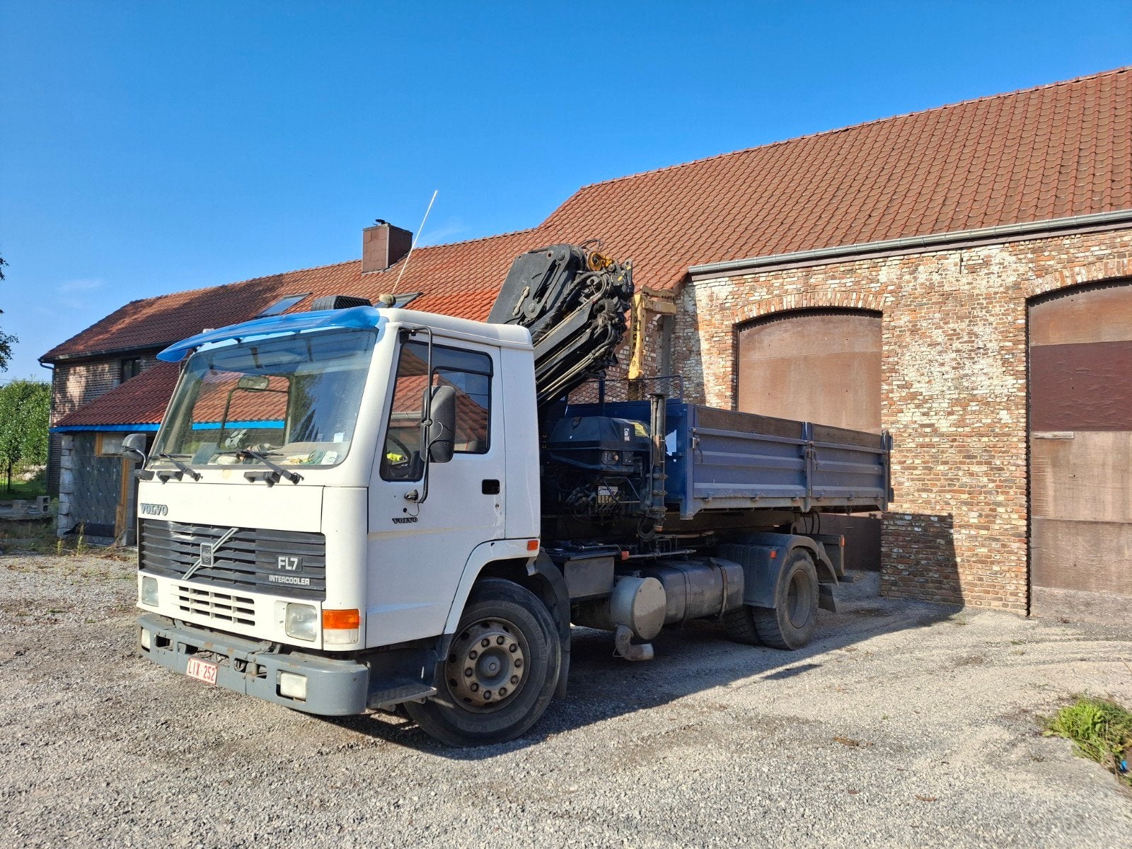 Grue Hiab 220, Enlèvement