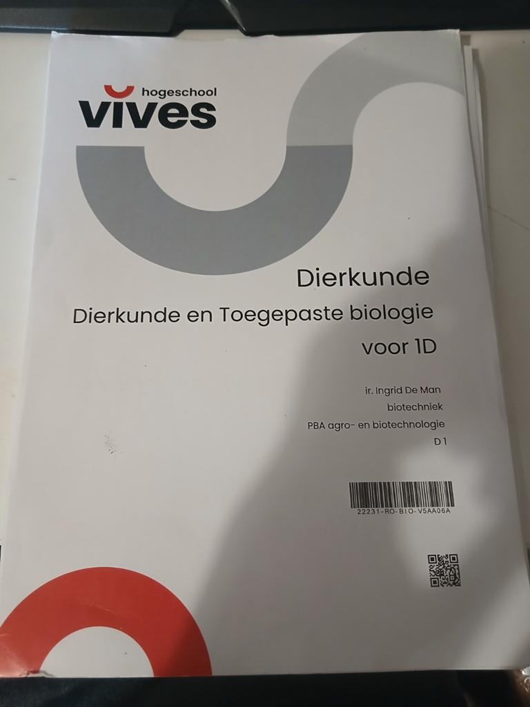 Dierenzorg Vives cursussen, Boeken, Studieboeken en Cursussen, Ophalen