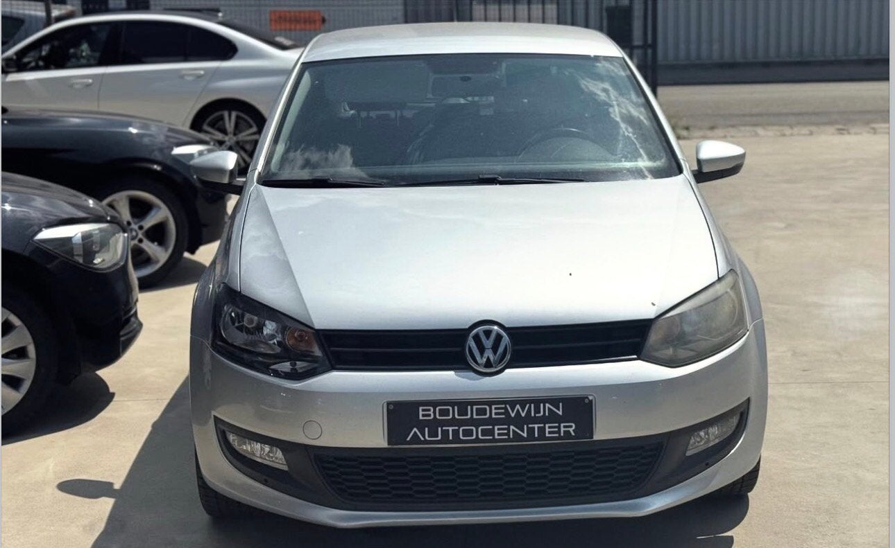 Volkswagen Polo 1.2Benzine 2011 155.xxxkm/Carplay,Android,.., Voorwielaandrijving, Stof, Zwart, Handgeschakeld